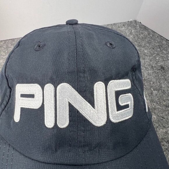 Ping G25 i25 Golf Hat Navy almost Black White logo Adjustable Cap One Size - Picture 14 of 15
